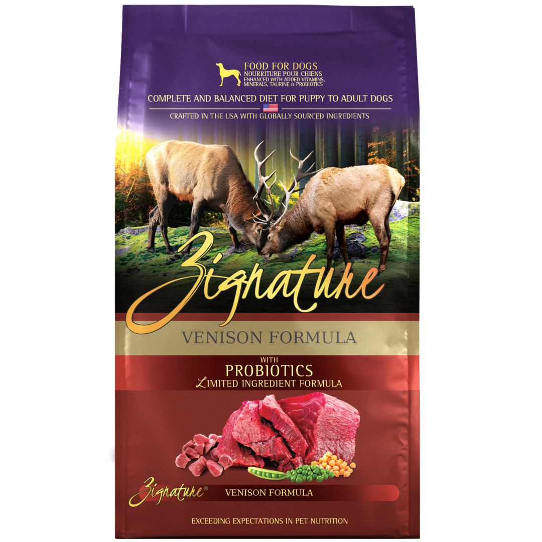 Zignature Limited Ingredient Diet Grain Free Venison Recipe Dry Dog Food