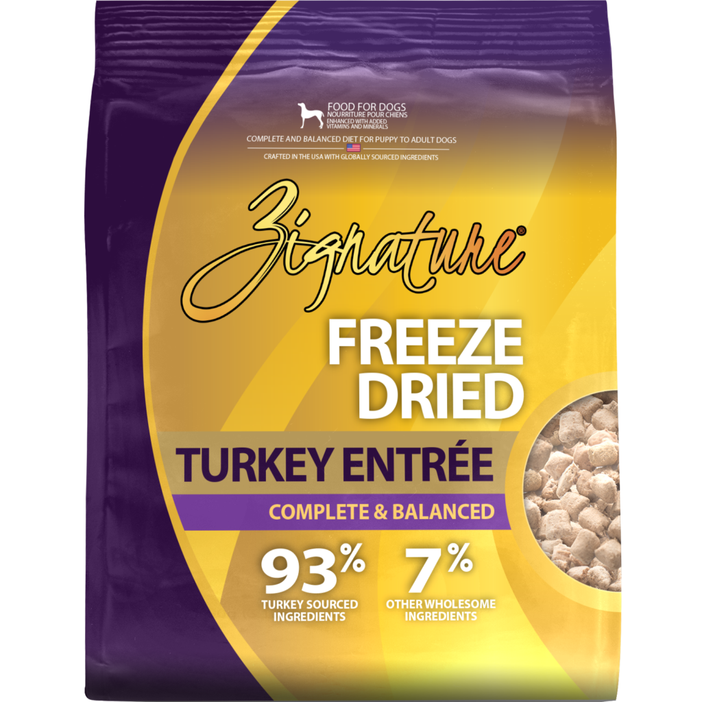 Zignature Freeze Dried Turkey Entree Dog Food