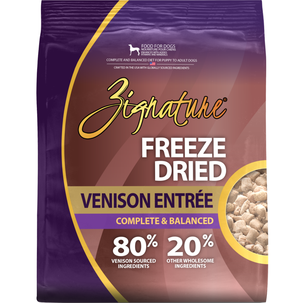 Zignature Freeze Dried Venison Entree Dog Food