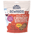 Natural Balance Rewards Bite-Size Crunchy Biscuits Small Breed With Real Salmon Dog Treat