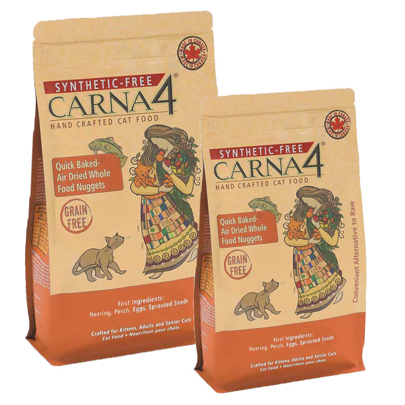 Carna4 Quick Baked Air Dried Grain Free Fish Dry Cat Food