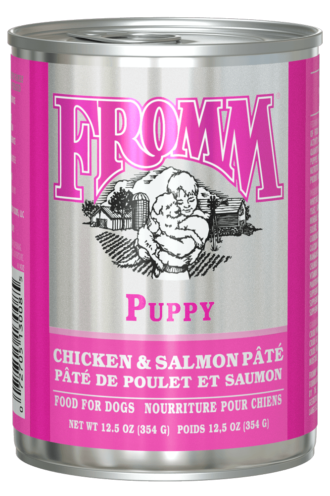 Fromm Family Classic Puppy Chicken & Salmon Rice Pate Canned Puppy Food