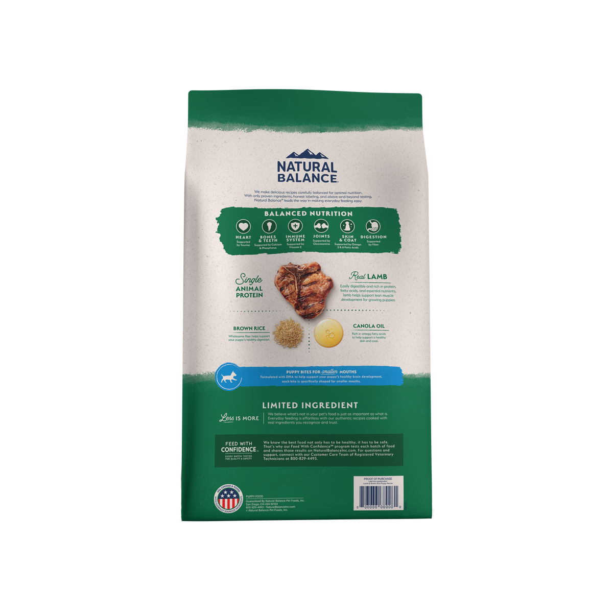 Natural Balance® Limited Ingredient Lamb & Brown Rice Puppy Recipe Dry Dog Food