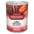 Natural Balance Limited Ingredient Reserve Grain Free Bison & Sweet Potato Recipe Dog Wet