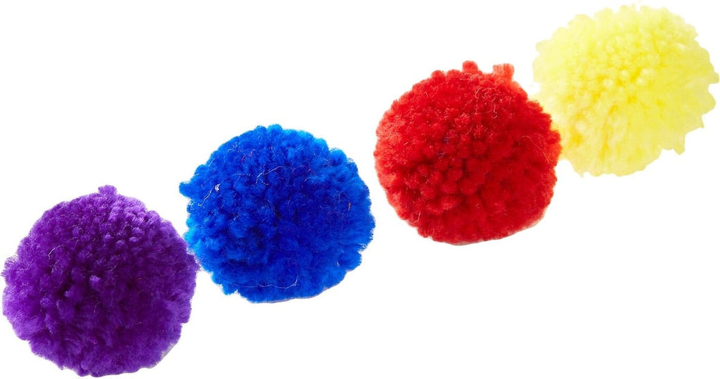Ethical Pet Wool Pom Poms with Catnip Cat Toy