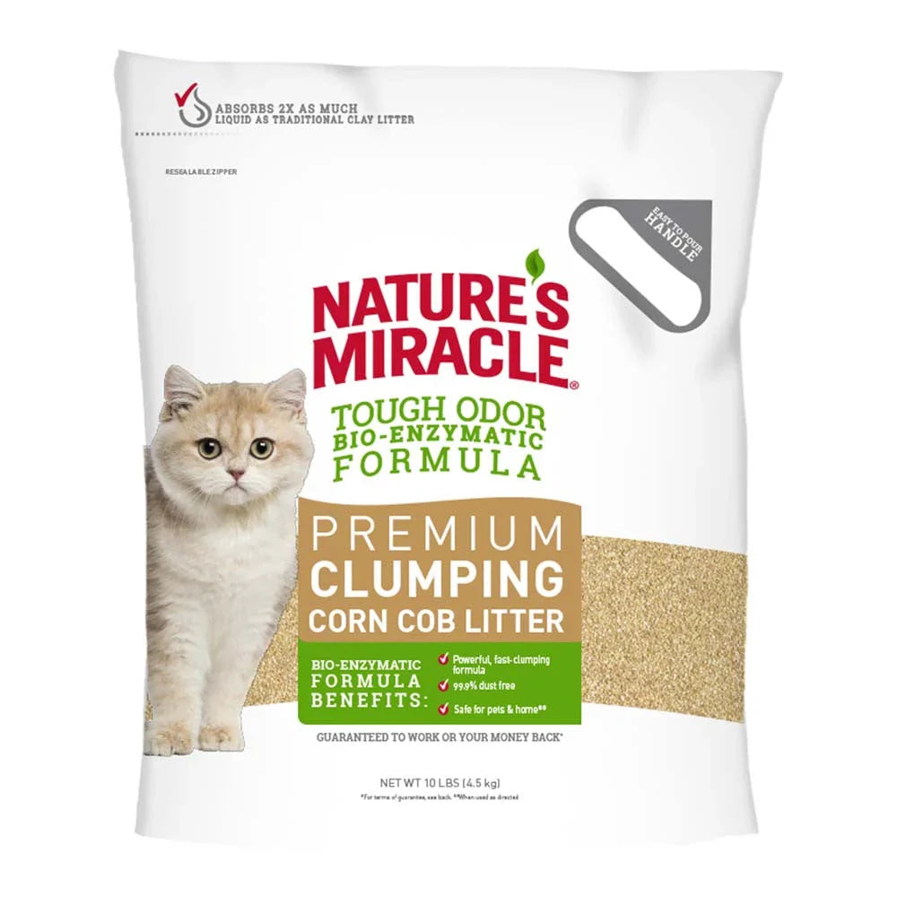 Nature's Miracle Premium Clumping Corn Cob Cat Litter