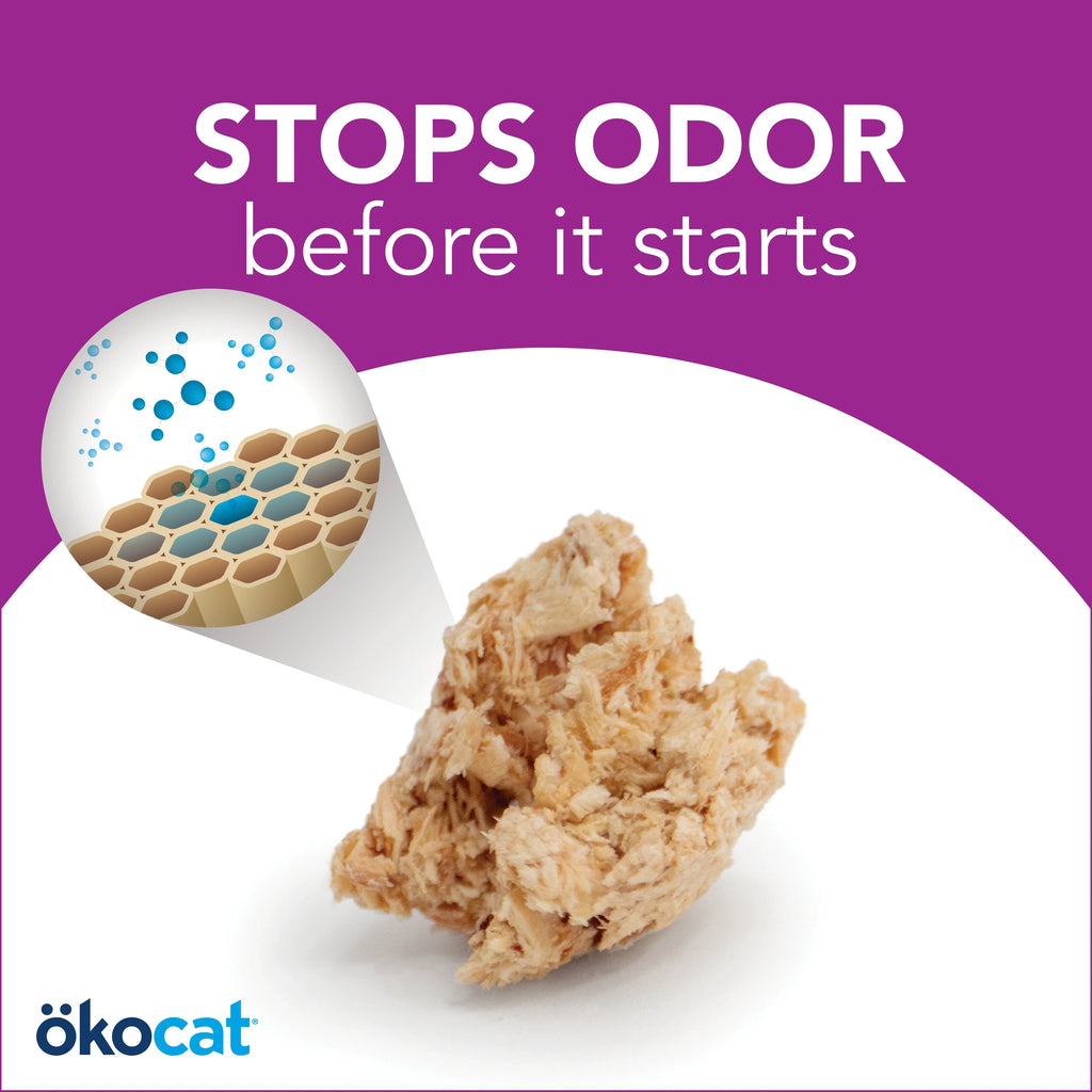 ökocat Low Tracking Mini-Pellets Clumping Wood Cat Litter