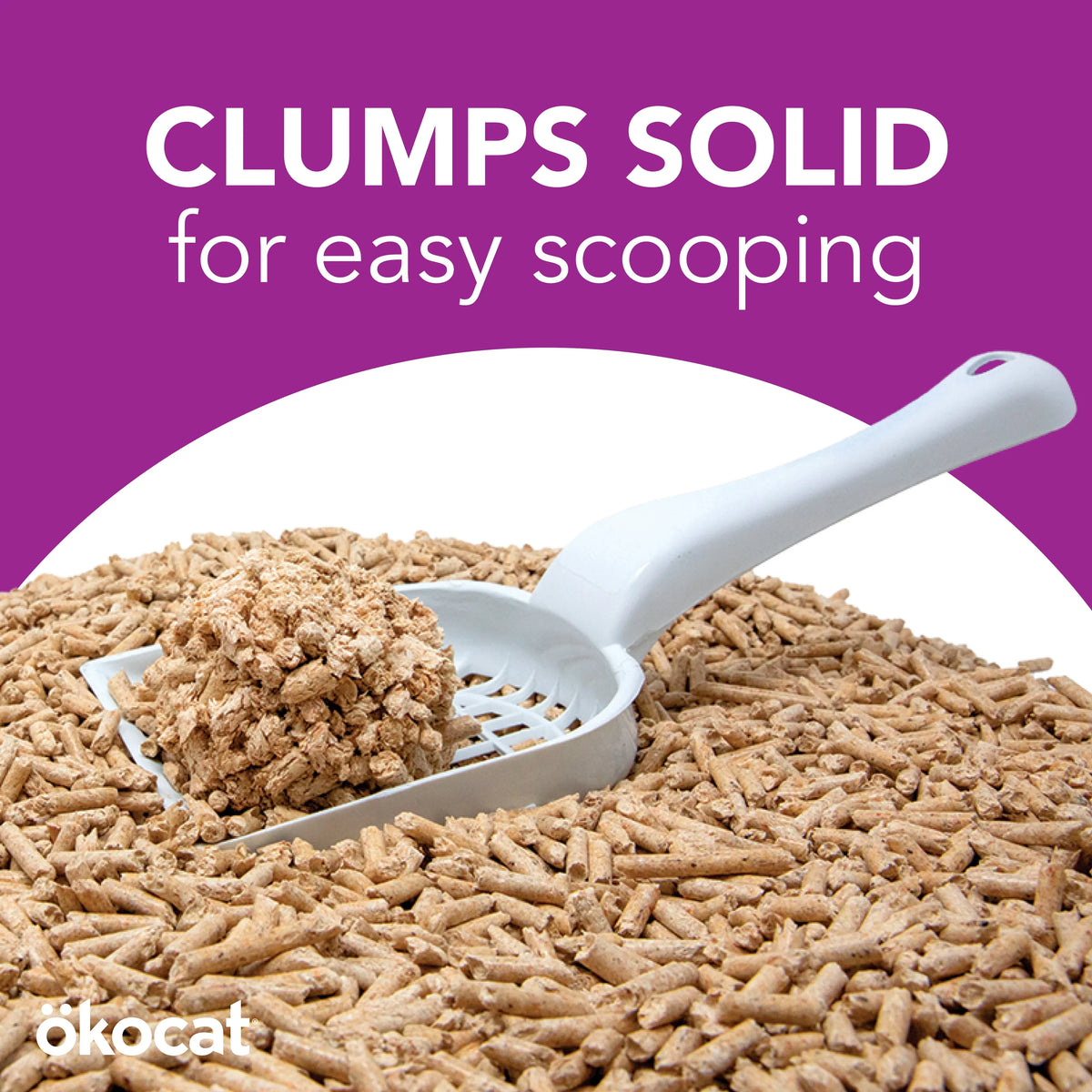 ökocat Low Tracking Mini-Pellets Clumping Wood Cat Litter