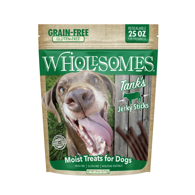 Wholesomes Tank's Beef Jerky Dog Treats