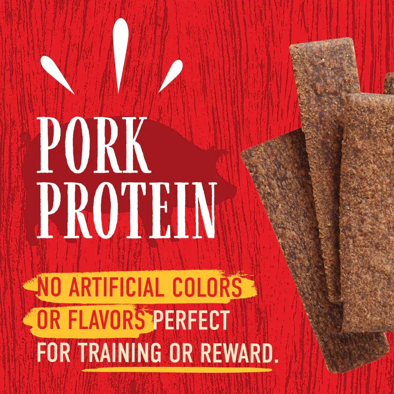 Wholesomes Bruno's Pork Jerky Strips Dog Treats