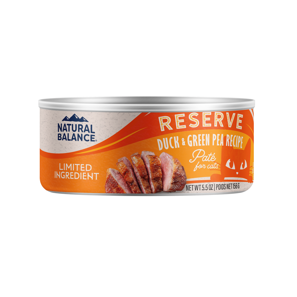 Natural Balance Limited Ingredient Reserve Duck & Green Pea Recipe Cat Wet